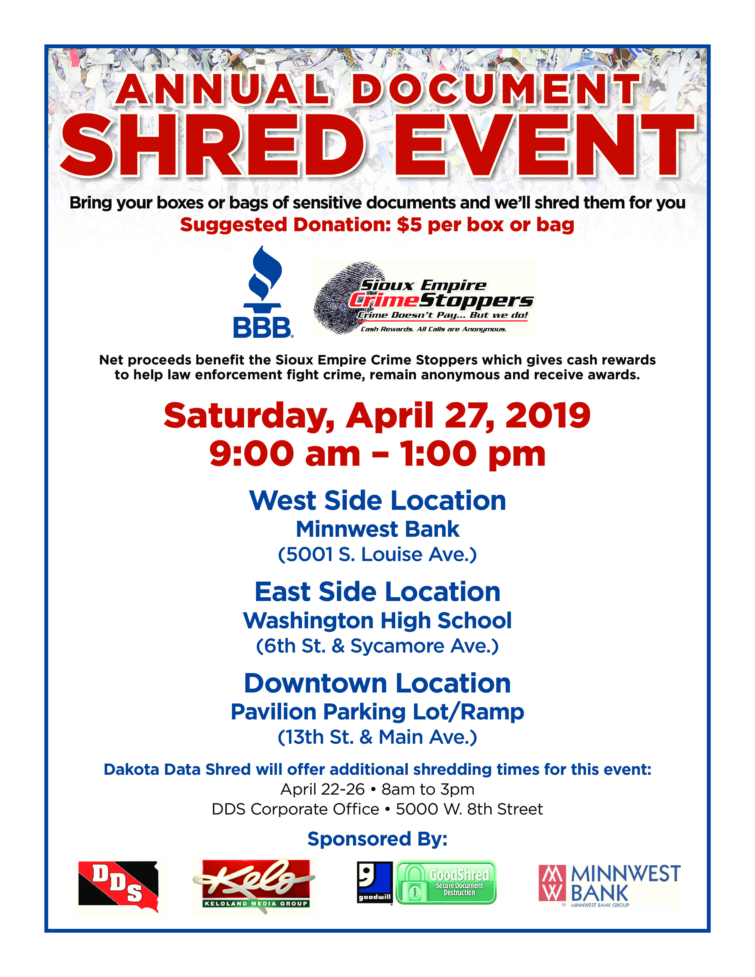 Shred Event Supports Crime Stoppers